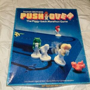 Parker Brothers Push Over Piggy Back Marathon Game 1981 *Complete*